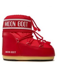 Moon Boot Śniegowce 80D1409340 Czerwony. Czerwone buty zimowe męskie Moon Boot, ze skóry, bez zapięcia. Za 759.99 zł.