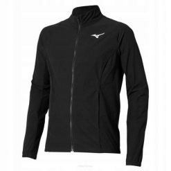 Bluza sportowa Mizuno Frontier Shadow Jacket. Czarne bluzy bez kaptura męskie Mizuno, bez wzorów, sportowe, bez kołnierzyka, bez ramiączek. Za 389.00 zł.