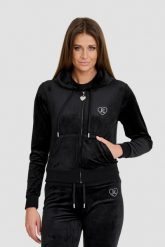 JUICY COUTURE Czarna bluza z cyrkoniami Rodeo Robertson. Czarne bluzy bez kaptura damskie Juicy Couture, s. W wyprzedaży za 265.99 zł.