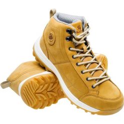 Buty trapery męskie Iguana Narumi. Żółte buty zimowe męskie IGUANA, bez zapięcia. Za 396.11 zł.