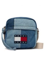 Tommy Jeans Saszetka Tjm Denim Patchwork Reporter AM0AM14287 Niebieski. Niebieskie saszetki męskie Tommy Jeans, z denimu. Za 409.99 zł.