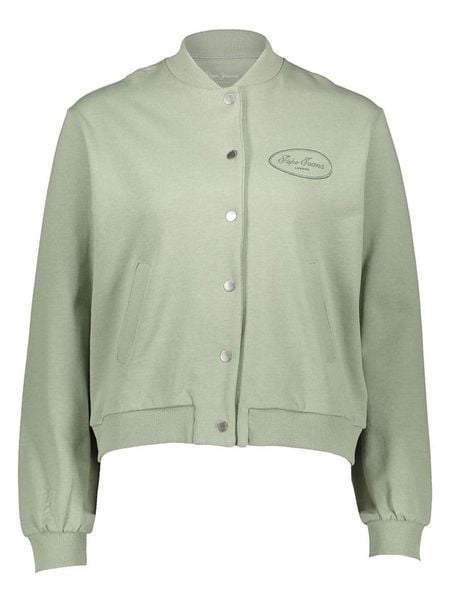 Pepe Jeans Bluza w kolorze jasnozielonym rozmiar: XL. Zielone bluzy bez kaptura damskie Pepe Jeans, xl, z jeansu. Za 140.53 zł.