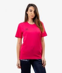 T-shirt Givova Cotone fuksja różowy. Czerwone t-shirty męskie Givova, na lato, m, bez wzorów, z bawełny, bez kołnierzyka. Za 69.72 zł.