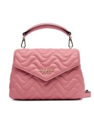 Guess Torebka HWQG96 53780 Różowy. Czerwone torebki klasyczne damskie Guess, z aplikacjami, ze skóry, bez dodatków. Za 399.99 zł.
