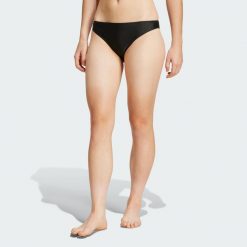 Dół od bikini Swim. Czarne bikini damskie Adidas, bez wzorów. W wyprzedaży za 44.98 zł.