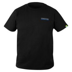 Koszulka Wędkarska Preston Black T-Shirt. Czarne bluzki damskie PRESTON INNOVATIONS, s, bez wzorów, bez kołnierzyka. Za 108.99 zł.