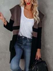 LA Angels Kardigan w kolorze czarno-brązowym rozmiar: XL. Brązowe kardigany damskie LA Angels, xl, bez wzorów. Za 222.41 zł.