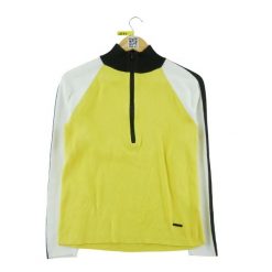 Second life - Sweter damski z zamkiem Lauren Ralph Lauren - Stan dobry. Żółte swetry klasyczne damskie Ralph Lauren, m, bez kołnierzyka. Za 139.20 zł.