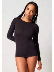 Skiny Koszulka w kolorze czarnym rozmiar: 36. Czarne bluzki damskie Skiny, bez wzorów, z kaszmiru, bez kołnierzyka, bez ramiączek. Za 114.95 zł.