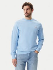 Calvin Klein Jeans Bluza J30J327530 Błękitny Regular Fit. Niebieskie bluzy bez kaptura męskie Calvin Klein Jeans, m, z bawełny. Za 229.99 zł.