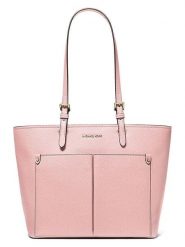 Michael Kors Shopper bag w kolorze jasnoróżowym - 37 x 26 x 17 cm rozmiar: onesize. Różowe shopper bag damskie Michael Kors, bez wzorów, z materiału, na ramię, bez dodatków. Za 565.99 zł.