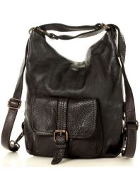 Torebka damska czarna MARCO MAZZINI v49d. Czarne shopper bag damskie bez wzorów, ze skóry, na ramię, bez dodatków. Za 550.05 zł.