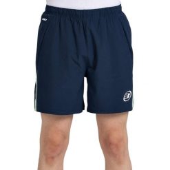 Bullpadel Short Montila Blue. Niebieskie szorty męskie bullpadel, bez wzorów, sportowe. Za 218.20 zł.