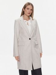 ONLY Płaszcz przejściowy Nancy 15292832 Biały Regular Fit. Białe płaszcze damskie Only, xs, bez wzorów, z syntetyku. Za 229.99 zł.