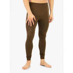 Legginsy termoaktywne męskie Brubeck Ranger Thermo. Zielone bielizna termoaktywna męska Brubeck, m, bez wzorów. Za 156.99 zł.