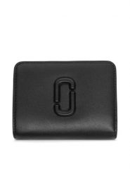 Marc Jacobs Portfel 2S4SMP007S02 Czarny. Czarne portfele damskie MARC JACOBS, bez wzorów, ze skóry. Za 639.99 zł.