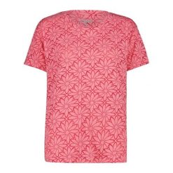 Damska koszulka z nadrukiem CMP. Czerwone t-shirty damskie CMP, uniwersalny, bez wzorów, z bawełny, bez kołnierzyka. Za 150.00 zł.