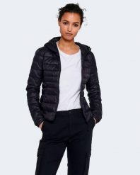 Kurtka puchowa Kobieta ONLY ONLTAHOE HOOD OTW NOOS. Czarne kurtki damskie Only, xs, bez wzorów, z nylonu, bez kaptura. Za 212.65 zł.