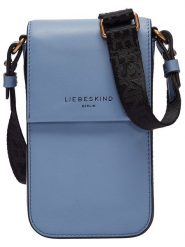 LIEBESKIND BERLIN Skórzana torebka w kolorze błękitnym na telefon - 10,5 x 18 x 2,5 cm rozmiar: onesize. Niebieskie torebki klasyczne damskie LIEBESKIND BERLIN, bez wzorów, z materiału, bez dodatków. Za 377.74 zł.