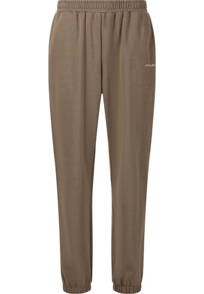 Damskie spodnie dresowe Athlecia Atkins. Brązowe spodnie sportowe damskie Athlecia, s, z bawełny. Za 159.50 zł.