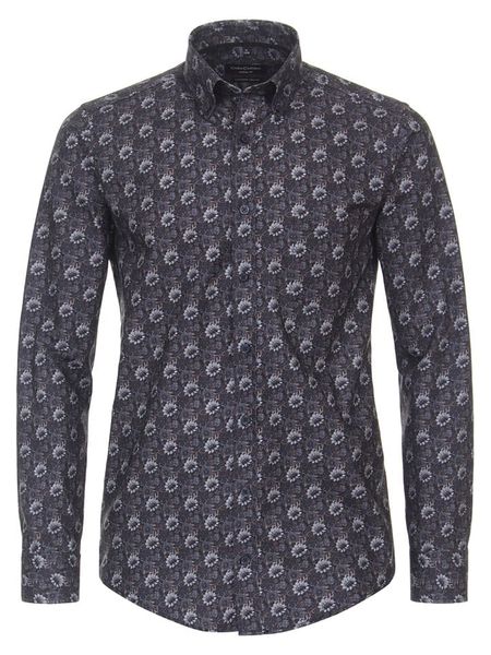 CASAMODA Koszula - Casual fit - w kolorze granatowym rozmiar: M. Niebieskie koszule męskie CASAMODA, m, bez wzorów, z bawełny, bez kołnierzyka, bez ramiączek. Za 86.99 zł.