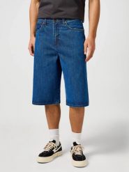 WRANGLER MĘSKIE SPODENKI JEANSOWE JORT SHORTS DARK STONE 112362550. Szorty męskie Wrangler, z jeansu, bez kołnierzyka. Za 169.99 zł.