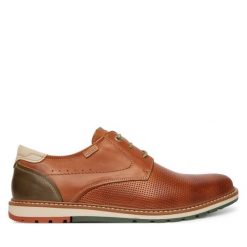 Półbuty Pikolinos. Brązowe półbuty męskie Pikolinos, bez zapięcia. Za 599.99 zł.