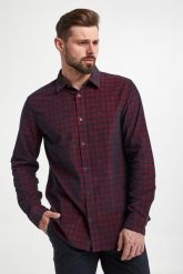 Koszula męska w kratę ARMANI EXCHANGE. Koszule męskie Armani Exchange, m, bez wzorów, bez kołnierzyka, bez ramiączek. W wyprzedaży za 419.30 zł.