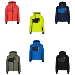 Kurtka narciarska z kapturem CMP. Czerwone kurtki narciarskie i snowboardowe damskie CMP, m, bez wzorów, z kapturem, narciarskie. Za 776.50 zł.