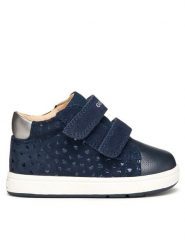 Geox Sneakersy B Biglia B044CC 007AK C4021 Granatowy. Niebieskie buty sportowe dziewczęce Geox, bez wzorów, ze skóry, bez zapięcia. Za 189.99 zł.