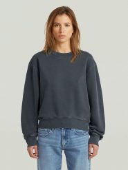 G-Star Bluza w kolorze antracytowym rozmiar: L. Czarne bluzy bez kaptura damskie G-Star, l, z bawełny. Za 148.96 zł.