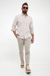 Spodnie męskie Lead2-W JOOP! JEANS. Spodnie materiałowe męskie Joop! Jeans, bez wzorów, z jeansu. W wyprzedaży za 516.75 zł.