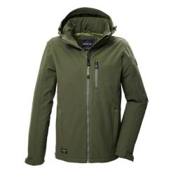 Kurtka softshell z kapturem Killtec GW 29. Zielone kurtki męskie KILLTEC, m, bez wzorów, z materiału, z kapturem. Za 370.50 zł.