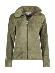 Canadian Peak Kurtka polarowa "Udilas" w kolorze oliwkowym rozmiar: XXL. Zielone kurtki damskie Canadian Peak, xxl, bez wzorów, z materiału, bez kaptura. Za 113.36 zł.