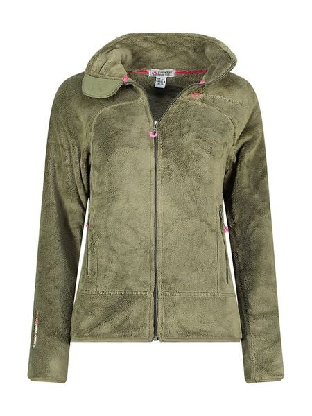 Canadian Peak Kurtka polarowa "Udilas" w kolorze oliwkowym rozmiar: XL. Zielone kurtki damskie Canadian Peak, xl, bez wzorów, z materiału, bez kaptura. Za 104.64 zł.