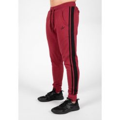 Spodnie fitness męskie Gorilla Wear Banks Pants. Czarne spodnie sportowe męskie GORILLA WEAR, z dresówki. Za 289.25 zł.