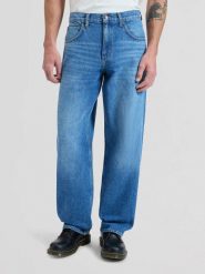 MESKIE SPODNIE LEE HENRY HYPER BLUE 112376341. Niebieskie spodnie materiałowe męskie Lee, bez wzorów, z jeansu. Za 189.99 zł.