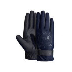 Damskie rękawiczki jeździeckie z nadrukowanym logo B Vertigo Laia. Niebieskie rękawiczki dziecięce B VERTIGO, bez ramiączek. Za 152.50 zł.