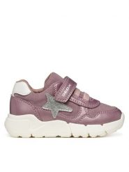 Geox Sneakersy B Flexyper Mini Girl B566NB 0AJAS C8217 M Srebrny ciemny. Szare buty sportowe dziewczęce Geox, bez wzorów, ze skóry, bez zapięcia. Za 179.99 zł.