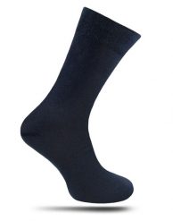 Skarpetki Męskie, Granatowe Jednokolorowe, Bezuciskowe, 100% BAWEŁNA -NADIR. Niebieskie skarpetki męskie Nadir, bez wzorów, z bawełny. Za 14.90 zł.