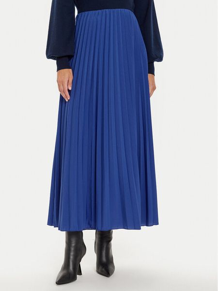 Vero Moda Spódnica plisowana Soma 10316237 Niebieski Regular Fit. Niebieskie spódniczki damskie Vero Moda, xs, bez wzorów, z syntetyku, plisowane. Za 99.99 zł.