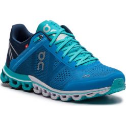 Buty ON - Cloudflow 00015 Malibu/Curacao 99990. Niebieskie buty sportowe na co dzień damskie On, bez wzorów, z materiału, do biegania. Za 649.00 zł.