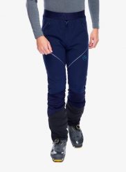 Spodnie skiturowe męskie La Sportiva Kyril Pant. Niebieskie spodnie materiałowe męskie La Sportiva, z aplikacjami, z poliamidu. Za 703.95 zł.