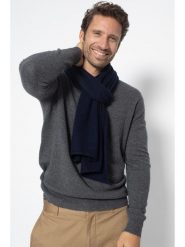 Perfect Cashmere Kaszmirowy szal "Kelly" w kolorze granatowym - 200 x 30 cm rozmiar: onesize. Niebieskie szaliki i kominy damskie Perfect Cashmere, bez wzorów, z kaszmiru. Za 260.99 zł.