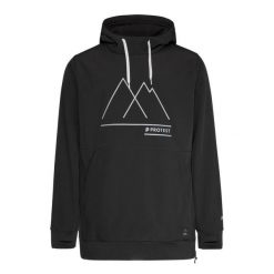 Bluza z kapturem Protest Melton. Czarne bluzy z kapturem męskie Protest, na zimę, l, z elastanu. Za 625.55 zł.
