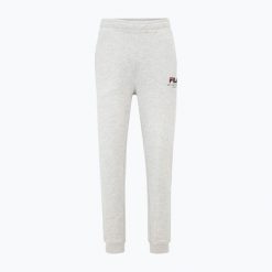 Spodnie FILA Bovrup light melange. Szare spodnie materiałowe damskie Fila, bez wzorów, z materiału, sportowe. Za 169.99 zł.