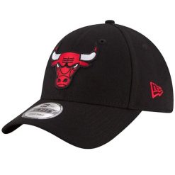 Czapka z daszkiem męska 9FORTY The League Chicago Bulls NBA Cap. Czarne czapki męskie New Era, bez wzorów, z poliesteru, sportowe. Za 119.99 zł.