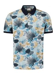 No Excess Koszulka polo w kolorze niebieskim rozmiar: M. Niebieskie koszulki polo męskie No Excess, m, bez wzorów, z bawełny, bez ramiączek. Za 100.99 zł.