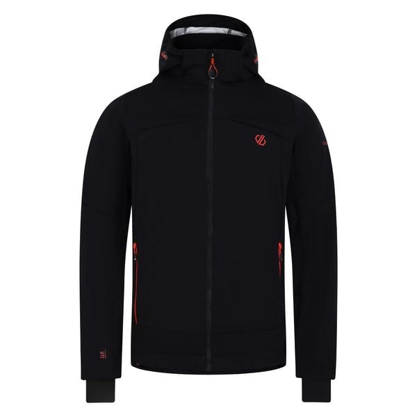 Męska Kurtka Soft Shell Mountaineer. Czarne kurtki męskie Dare 2b, m, bez wzorów, z softshellu, sportowe, bez kaptura. Za 153.99 zł.