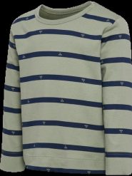 Hummel Koszulka z długim rękawem hmlMINI REG STRIPY BEE — bawełna organiczna, w. Szare t-shirty damskie HUMMEL, l, bez wzorów, z bawełny, bez kołnierzyka. Za 149.00 zł.